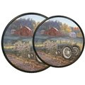 Reston Lloyd Reston Lloyd 4-410-B Tin Burner Cover Set  Morning Run 4-410-B